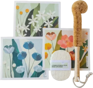 Eco Kitchen Set- Sustainable Cleaning