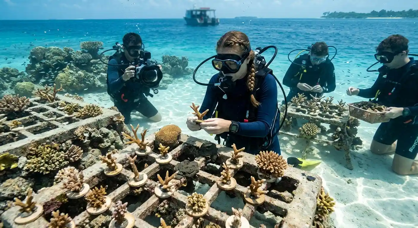 nursery-grown corals