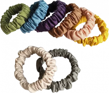 Organic Bamboo Silk Scrunchies
