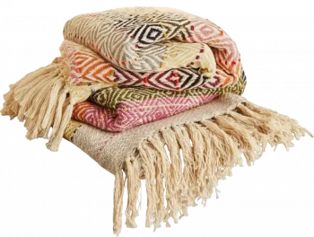 Diamond Handloom Cotton Throw