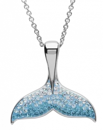 Blue Whale Tail Necklace – Ocean Jewelry Store i
